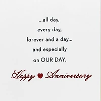 Love You All Day, Especially on Our Day Romantic Anniversary Card for Spouse for only USD 5.99 | Hallmark