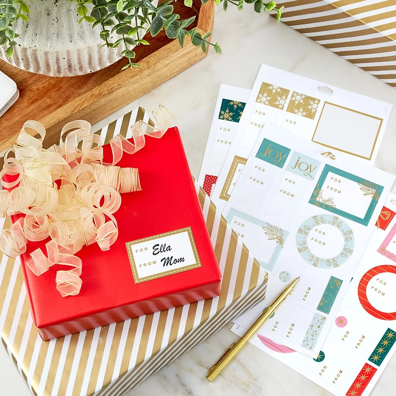 Winter Elegance Gift Tag Stickers, Pack of 96 for only USD 5.99 | Hallmark