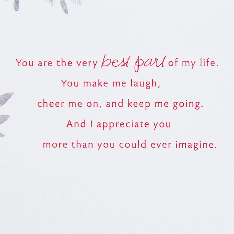 My Partner, My Love, My Incredible Wife Christmas Card for only USD 7.99 | Hallmark