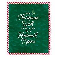 Hallmark Channel My Christmas Wish Throw Blanket, 50x60 for only USD 22.99 | Hallmark
