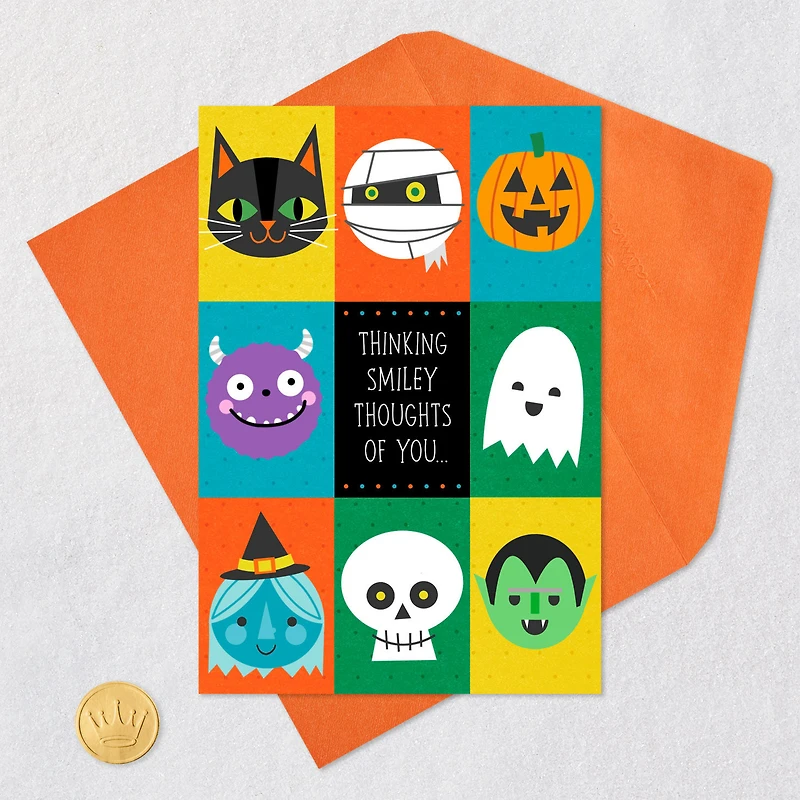 Thinking Smiley Thoughts of You Halloween Card for only USD 2.00 | Hallmark