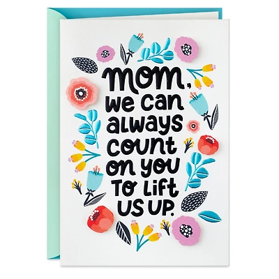 You Lift Us Up Mother's Day Card for Mom From All of Us for only USD 6.59 | Hallmark