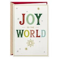 Joy to the World Christmas Card for only USD 5.59 | Hallmark