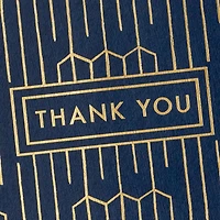 Gold Lines on Navy Boxed Thank-You Notes, Pack of 40 for only USD 14.99 | Hallmark