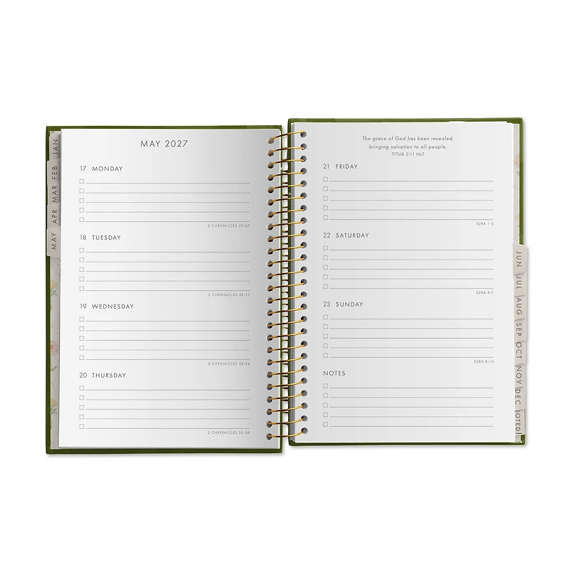 Grace for Today Floral 2027 Inspirational Planner, 12-Month for only USD 16.99 | Hallmark