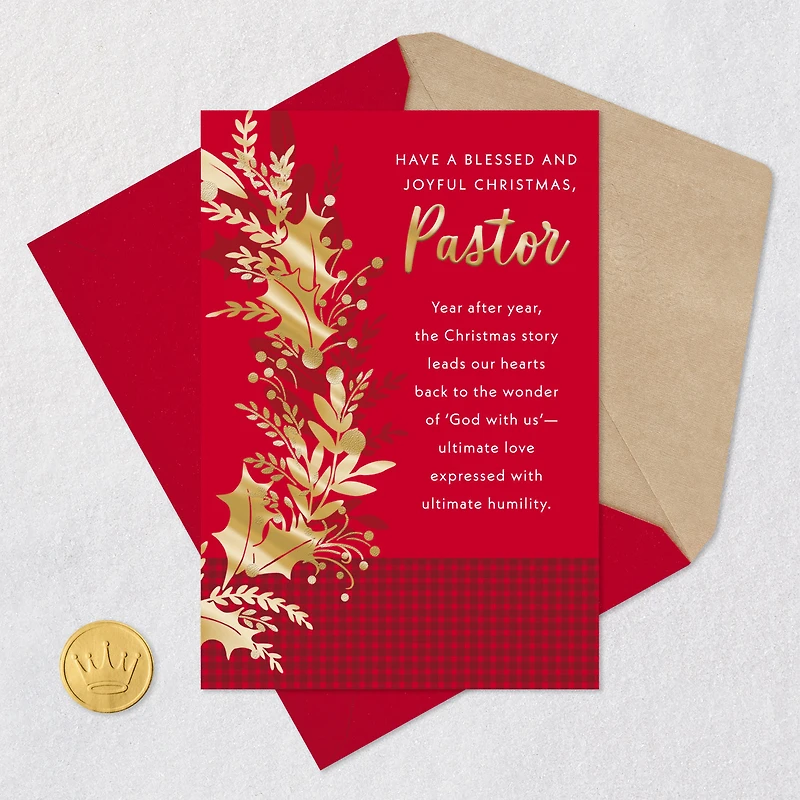 Thank You for All You Do Religious Christmas Card for Pastor for only USD 2.99 | Hallmark