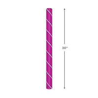 Magenta With White Stripes Wrapping Paper, 20 sq. ft. for only USD 4.99 | Hallmark