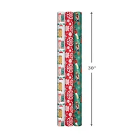 Cozy Traditions 3-Pack Christmas Wrapping Paper for only USD 16.99 | Hallmark
