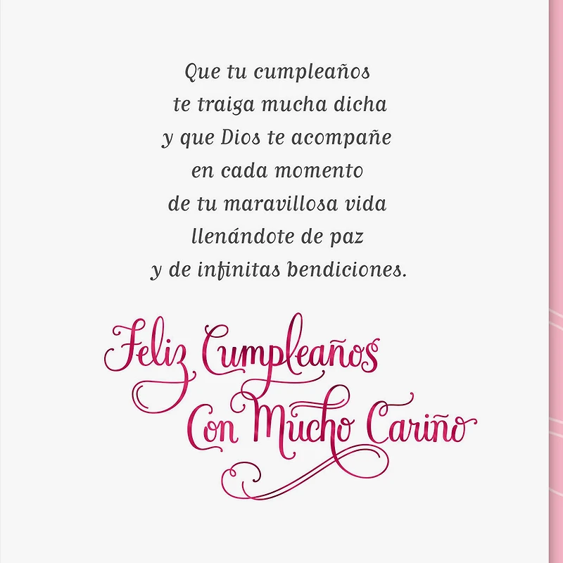 Peace and Infinite Blessings Spanish-Language Religious Birthday Card for Sister for only USD 3.59 | Hallmark