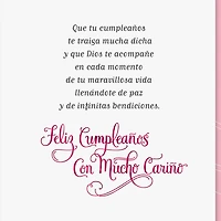Peace and Infinite Blessings Spanish-Language Religious Birthday Card for Sister for only USD 3.59 | Hallmark