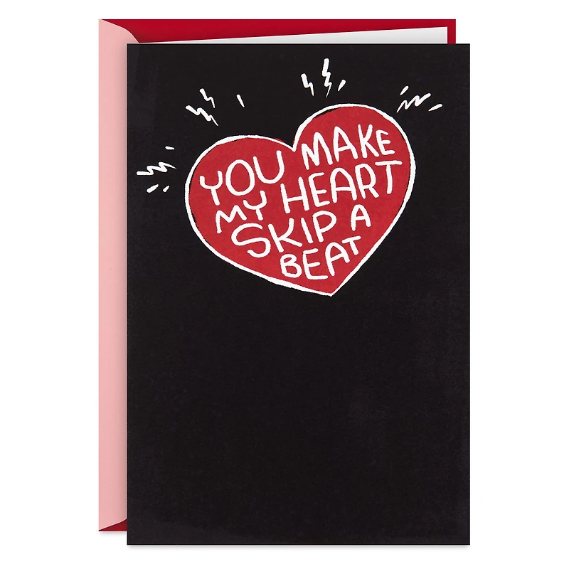You Make My Heart Skip a Beat Funny Valentine's Day Card for only USD 3.99 | Hallmark