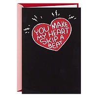 You Make My Heart Skip a Beat Funny Valentine's Day Card for only USD 3.99 | Hallmark