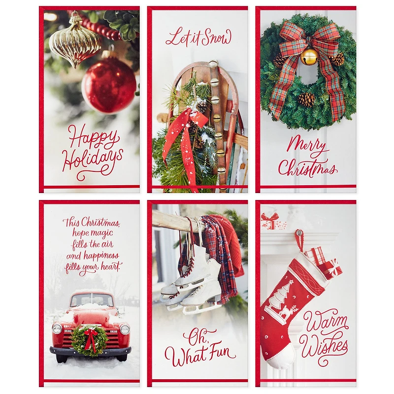 Holiday Fun Assorted Money Holder Boxed Christmas Cards, Pack of 36 for only USD 14.99 | Hallmark