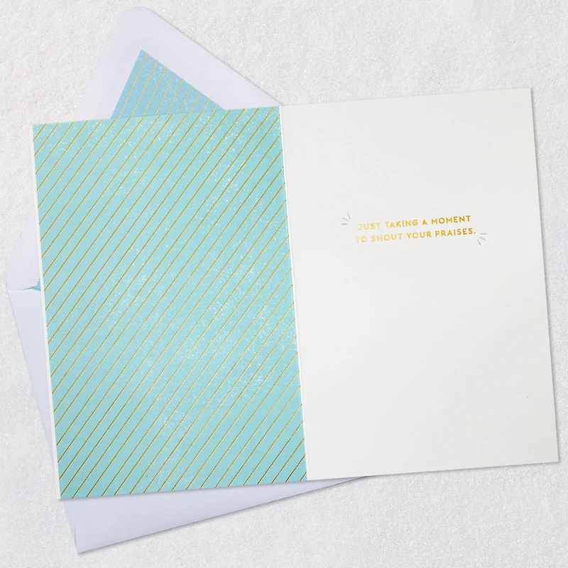Shouting Your Praises Thank You Card for only USD 7.59 | Hallmark
