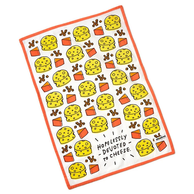 Hopelessly Devoted to Cheese Funny Tea Towel, 18x26 for only USD 14.99 | Hallmark