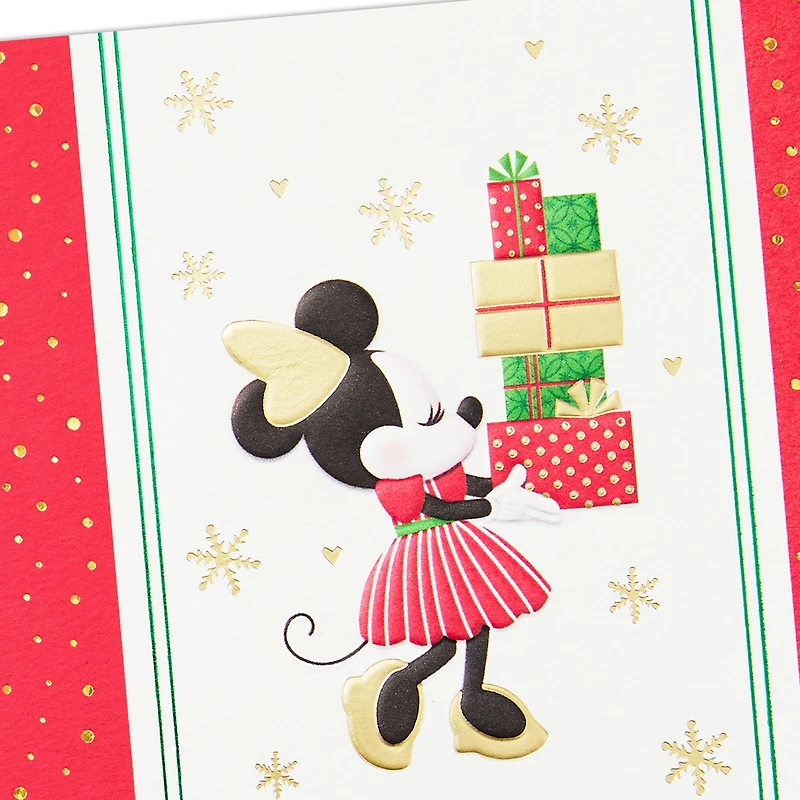 Disney Minnie Mouse Love Everything About You Christmas Card for Daughter for only USD 5.59 | Hallmark