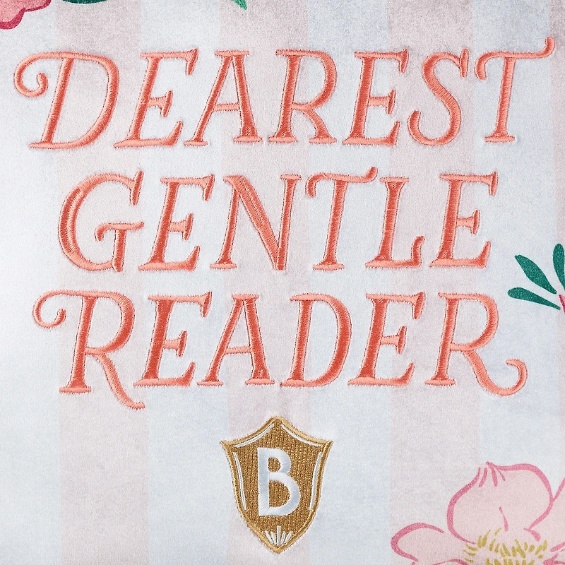 Bridgerton Dearest Gentle Reader Throw Pillow, 18x18 for only USD 34.99 | Hallmark