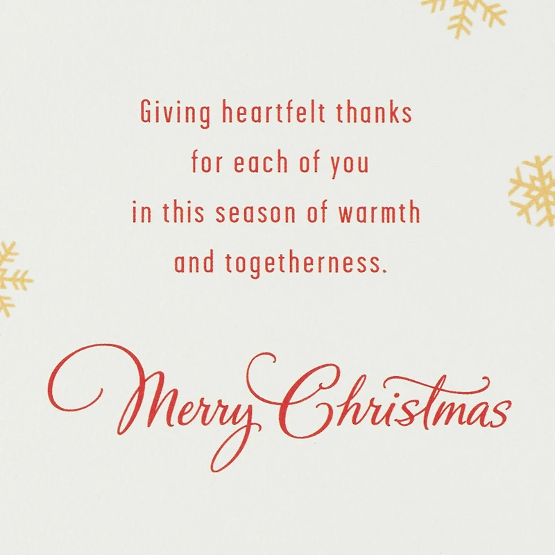 Giving Thanks for Each of You Christmas Card for Both for only USD 6.59 | Hallmark