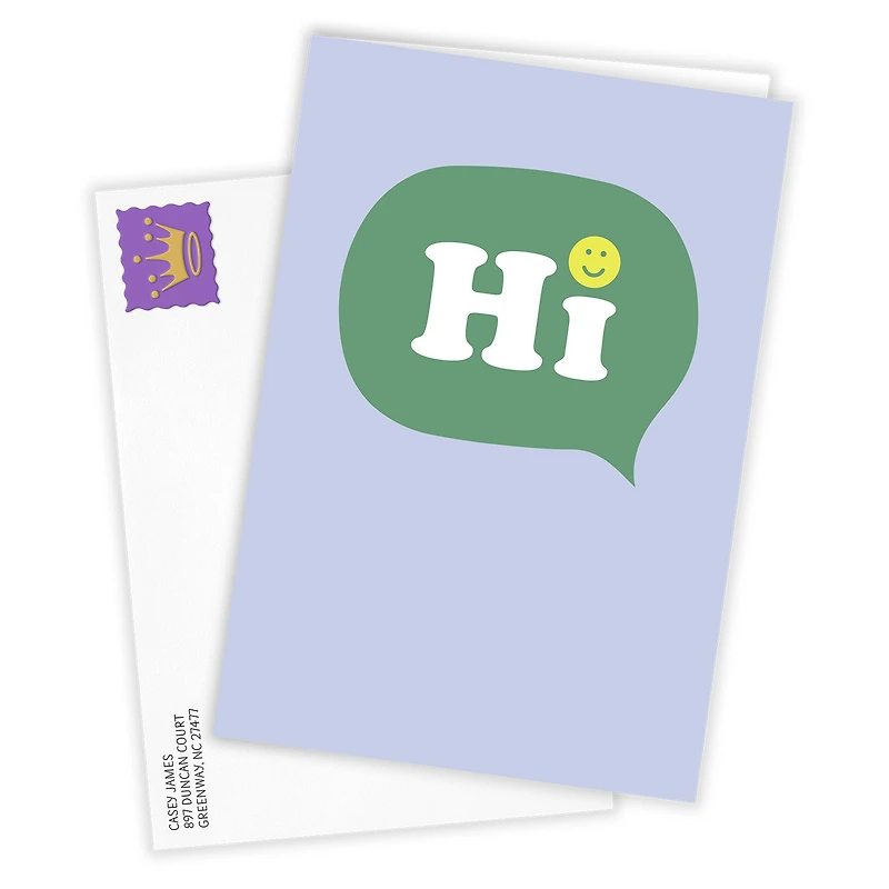 Smiley Face Hi Custom Card for only USD 4.99 | Hallmark