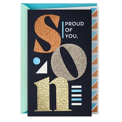 Proud of You Birthday Card for Son From Both for only USD 5.99 | Hallmark