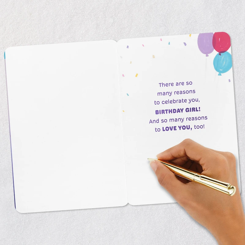 Dog With Balloons 3rd Birthday Card for Girls for only USD 5.59 | Hallmark