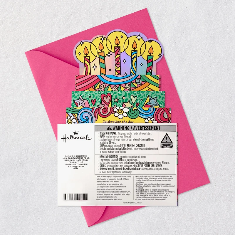 Celebrate Big Pop-Up Musical Birthday Card for Kids for only USD 9.99 | Hallmark