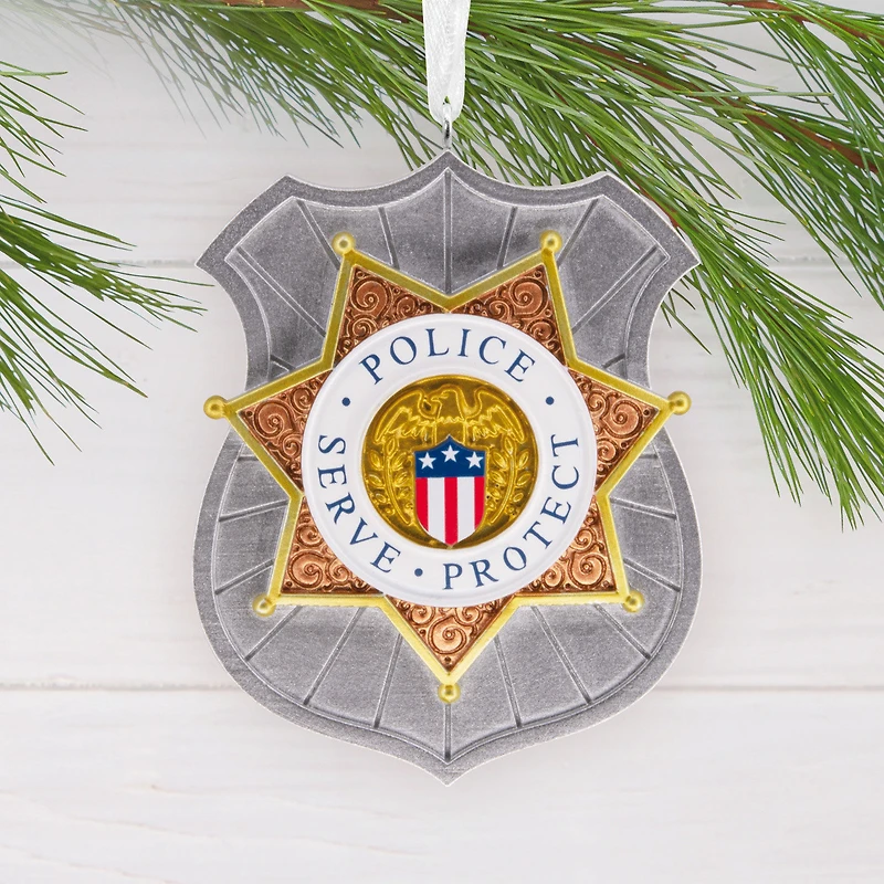Police Badge Hallmark Ornament for only USD 14.99 | Hallmark