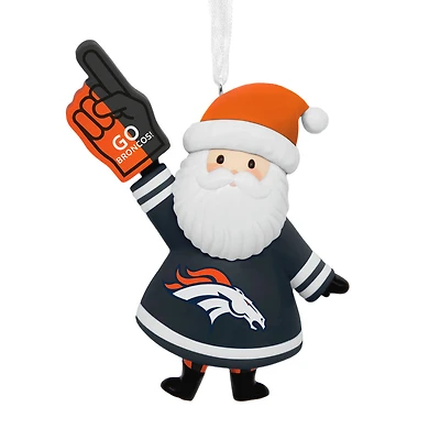 NFL Denver Broncos Santa Fan Hallmark Ornament for only USD 12.99 | Hallmark