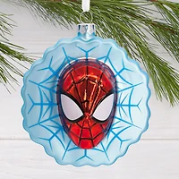 Marvel Spider-Man Face on Web Blown Glass Hallmark Ornament for only USD 11.49 | Hallmark
