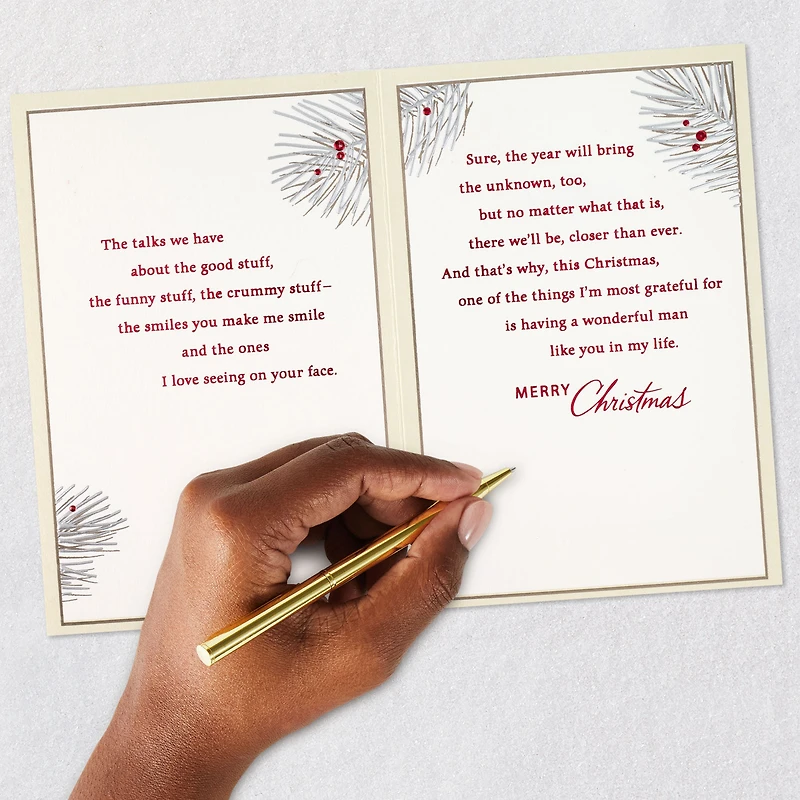 To the Man I Love Romantic Christmas Card for Him for only USD 6.99 | Hallmark