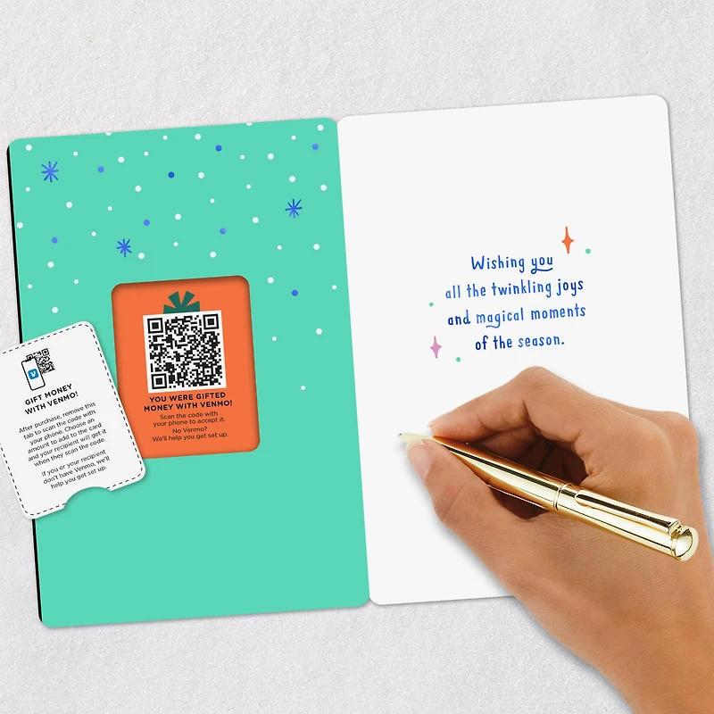 Twinkling Joys and Magical Moments Venmo Holiday Card for only USD 4.99 | Hallmark