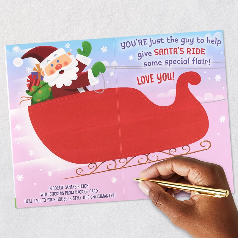 So Much Joy to Share Christmas Card for Great-Grandson With Sticker Activity for only USD 4.59 | Hallmark