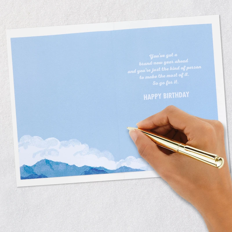 Make the Most of the Year Ahead Birthday Card for only USD 5.99 | Hallmark
