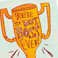 Best Boss Ever Trophy Funny Boss's Day Card for only USD 3.49 | Hallmark