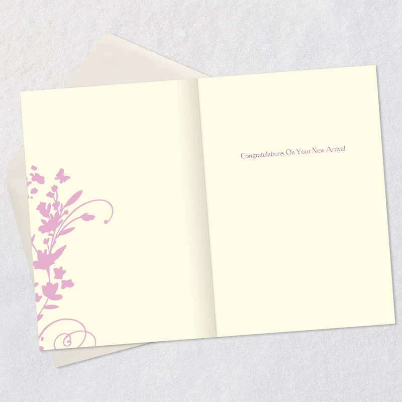 Disney Winnie the Pooh, Piglet and Eeyore New Baby Girl Card for only USD 2.99 | Hallmark
