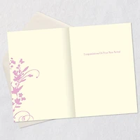 Disney Winnie the Pooh, Piglet and Eeyore New Baby Girl Card for only USD 2.99 | Hallmark