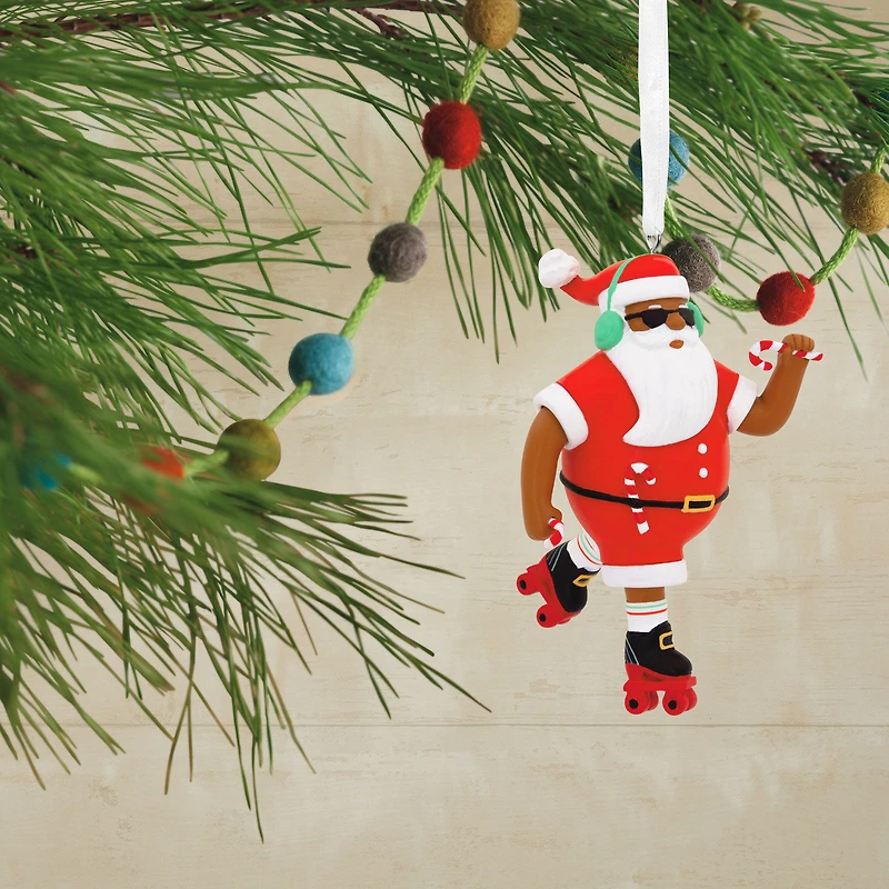 Mahogany Roller Skating Black Santa Claus Hallmark Ornament for only USD 11.49 | Hallmark