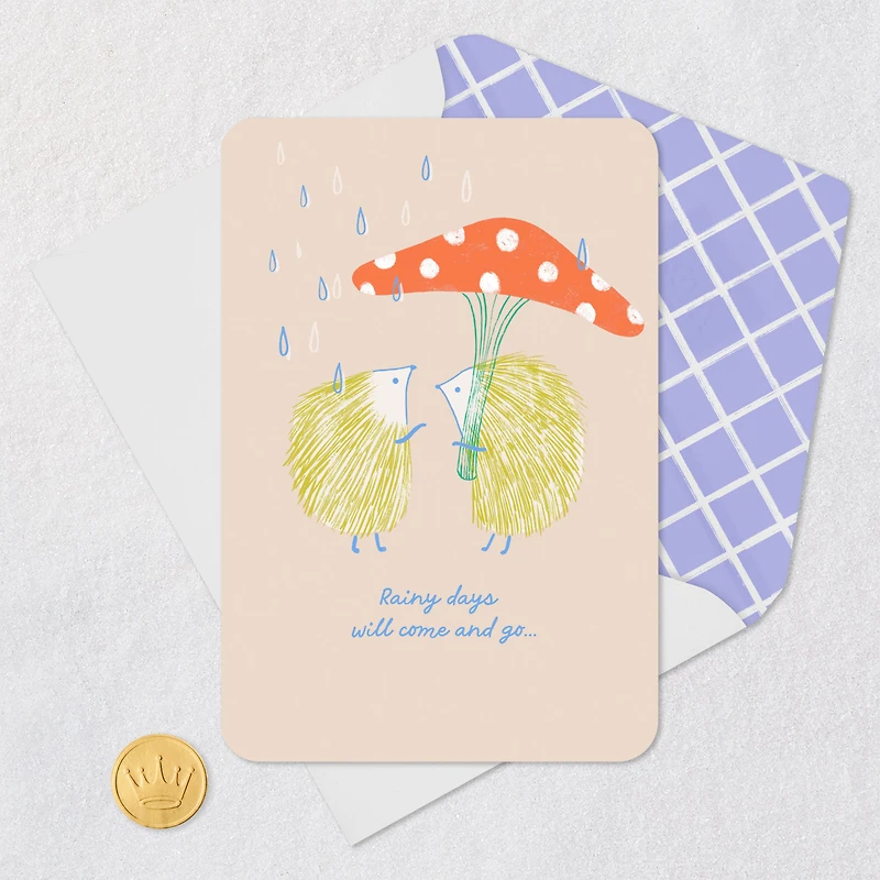 Rainy Days Will Come and Go Encouragement Card for only USD 2.99 | Hallmark