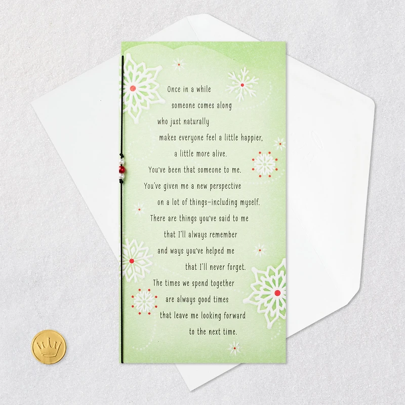 Thanks for Being Such a Wonderful Friend Christmas Card for only USD 4.99 | Hallmark