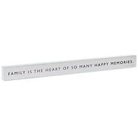 Family Is the Heart Wood Quote Sign, 23.5x2 for only USD 14.99 | Hallmark