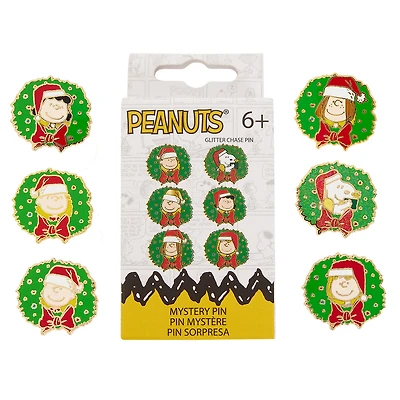 Loungefly Peanuts Gang Christmas Wreath Mystery Pin for only USD 10.00 | Hallmark