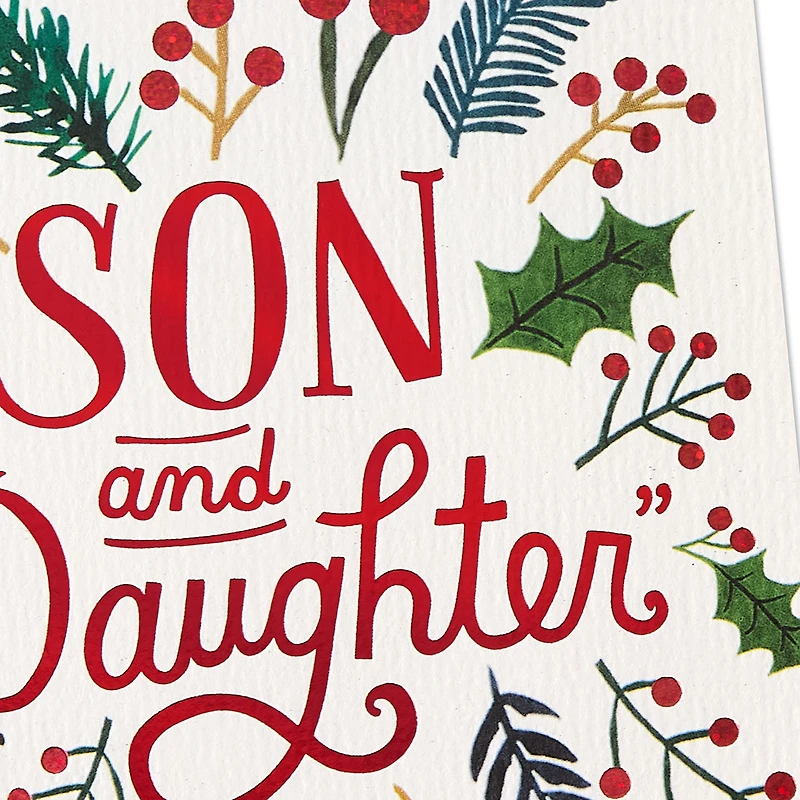 A Time for Counting Blessings Christmas Card for Son and Daughter-in-Law for only USD 5.59 | Hallmark