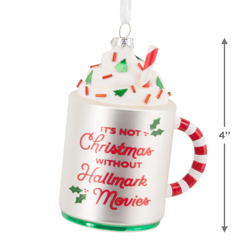 Hallmark Channel Festive Mug Glass Hallmark Ornament for only USD 19.99 | Hallmark