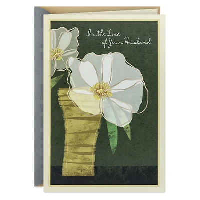 Sending Extra Love and Grace Sympathy Card for Loss of Husband for only USD 4.99 | Hallmark