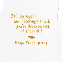 You're the Sweetest Blessing of All Thanksgiving Card for Granddaughter for only USD 2.00 | Hallmark