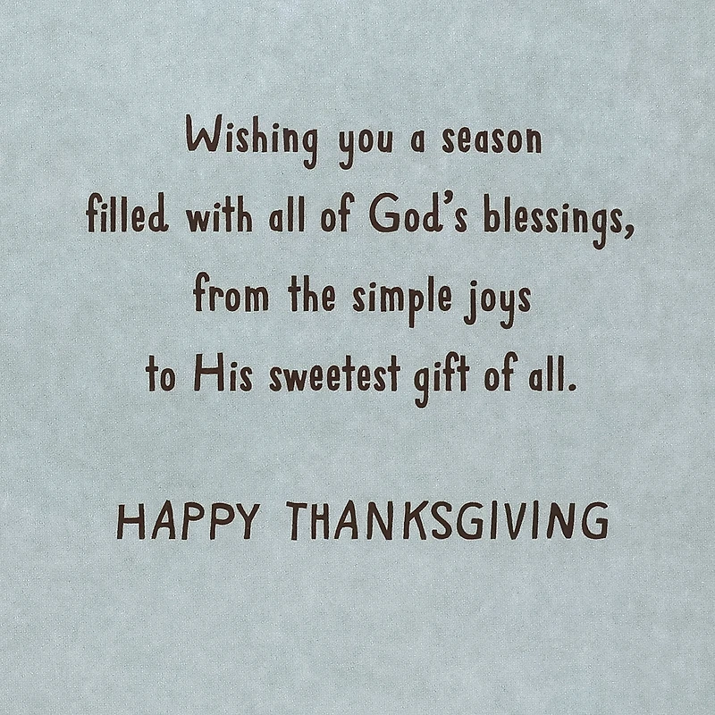 A Season Filled With God's Blessings Thanksgiving Card for only USD 5.59 | Hallmark