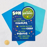 You're Better Than Great Birthday Card for Son With Button Pin for only USD 4.99 | Hallmark