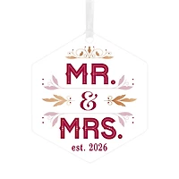 Mr. & Mrs. Metal Personalized Ornament, Custom Text for only USD 17.99 | Hallmark