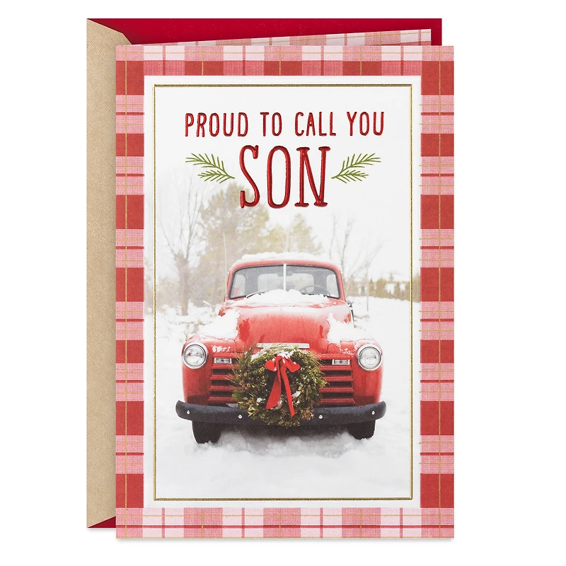 Proud to Call You Son Christmas Card for only USD 5.99 | Hallmark