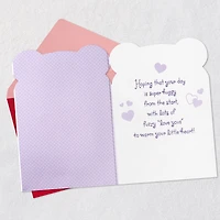 Cute Red Bear Baby's First Valentine's Day Card for only USD 4.99 | Hallmark